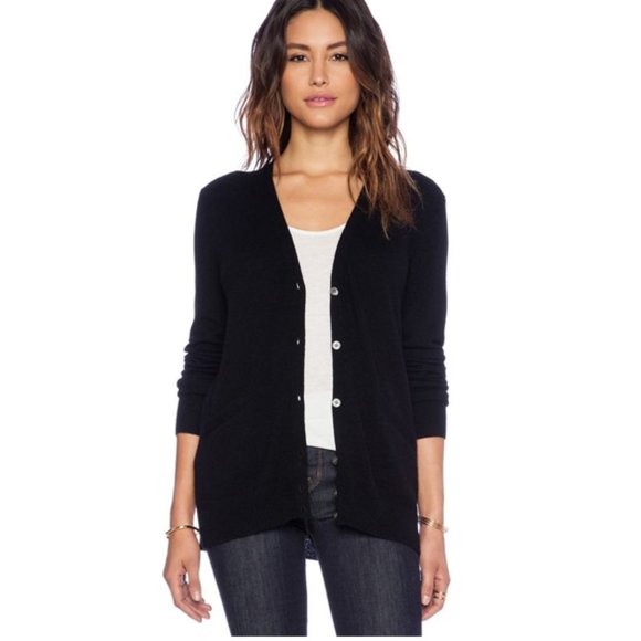 Equipment Sullivan Cardigan in Navy with Anchor Embroidery - Picture 8 of 8